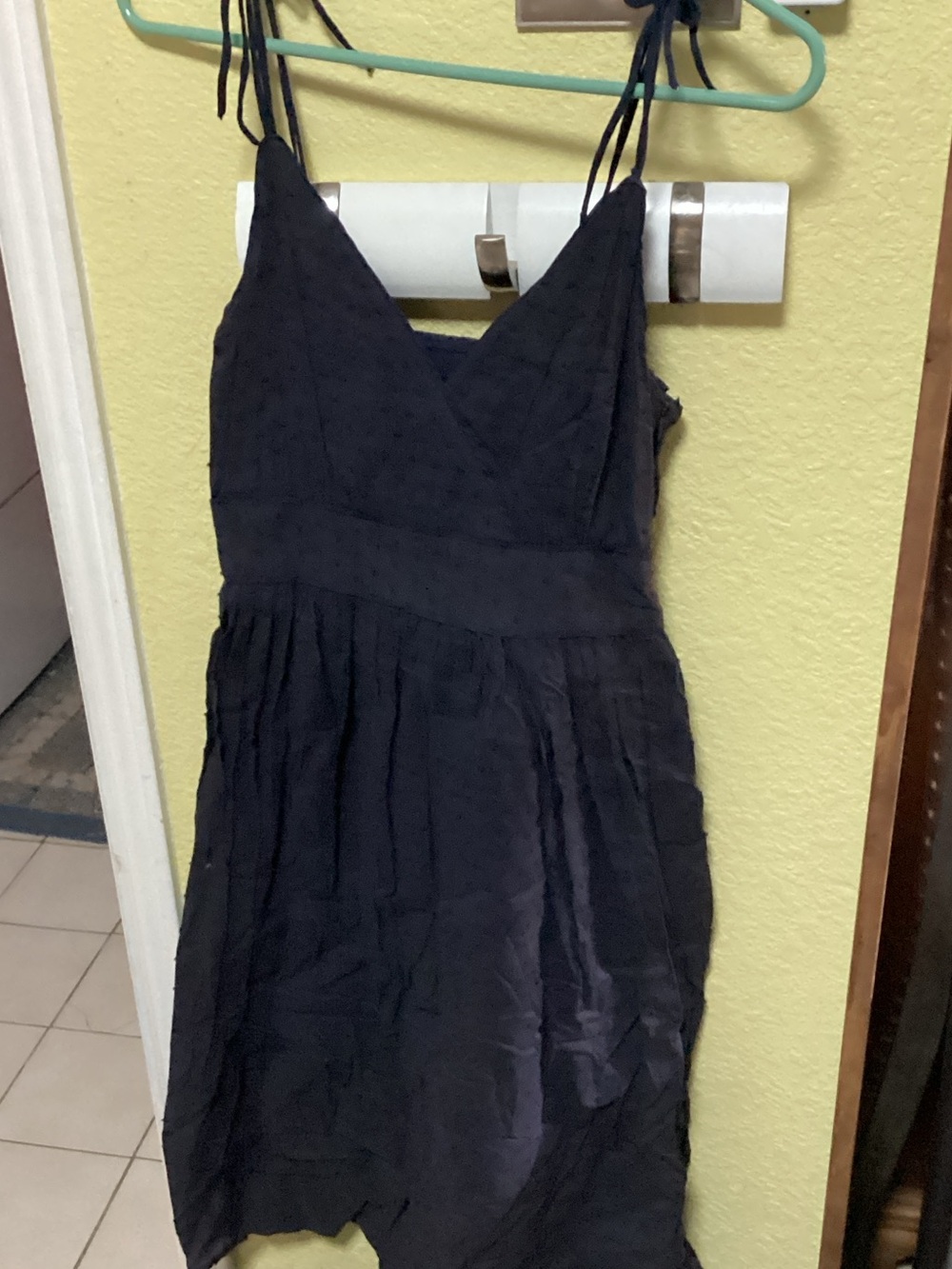 mercer & madison Navy Blue Spaghetti-Strap Mini Dress